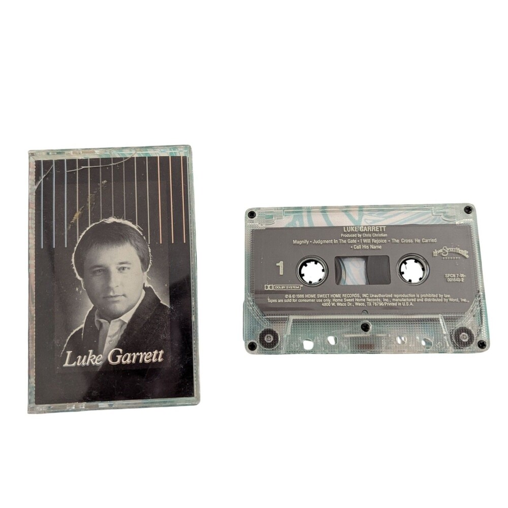 Luke Garrett Self Titled 1986 Music Cassette Christian Magnify Call His Name